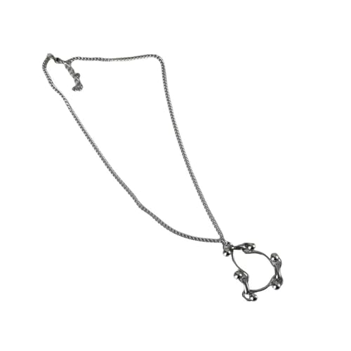 GKYQVE Moderne Punk Halskette Geometrische Halskette Komfortable Verstellbare Kettenlegungsstruktur Für Musikfestivallegierung von GKYQVE