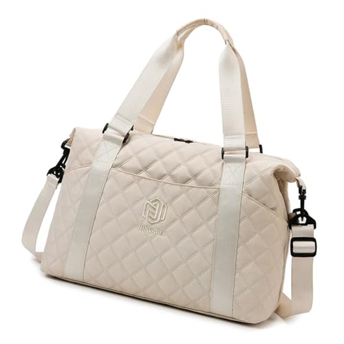 GKYQVE Nylon Reisehandtasche Für Damen Geräumige Duffle Tasche Freizeitumhängentasche Mit Organisationsfächern Business Trip Handtasche von GKYQVE