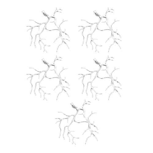 GKYQVE Packung Von 5 Baumzweigblanks Basis Halskette Anhänger Zarte Coppers Plattierbaumzweige Blanks Basis Schmuckanhänger Kupferbeschichtung Anhänger von GKYQVE