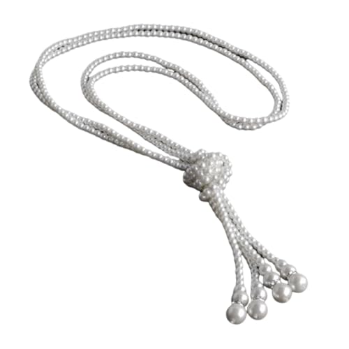 GKYQVE Perlen Halskette Mit Multi Layer Designs Anspruchsvolle Perlen Halskette Mit Einzigartigen Knotendesigns Für Die Tägliche Wear Party Elegante Kette von GKYQVE