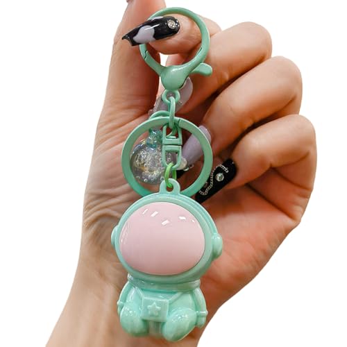 GKYQVE Rainbow Astronaut Keychain Schöne Designs Modezubehör Für Frauen Und Kinder Tragbar Für Rucksäcke Und Autoschlüssel Fashion Keychain von GKYQVE