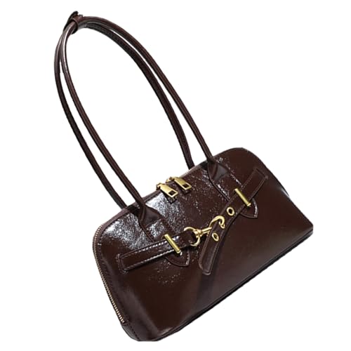 GKYQVE Retro Inspirierte Frauen Tägliche Verwendung Von Umhängetaschen PU Leder Achselhülle Casual Satchel Unterarmtaschen Für Cocktailparty Frauen Umhängetasche von GKYQVE
