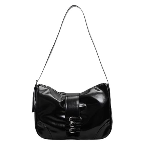 GKYQVE Retro Unterarm Tasche PU Leder Crossbody Tasche Freizeit Handtasche Vielseitige Umhängetaschen Mit Taschen Für Frauen PU ABERARM Geldbörse von GKYQVE