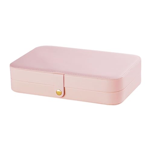 GKYQVE Schmuckkoffer Mit Fächern PU Leder Schmuckschachtel Elegante Schmuck Organisatoren Mit Trennwaren Geschenk Für Frauen Multi Fach Organisator von GKYQVE