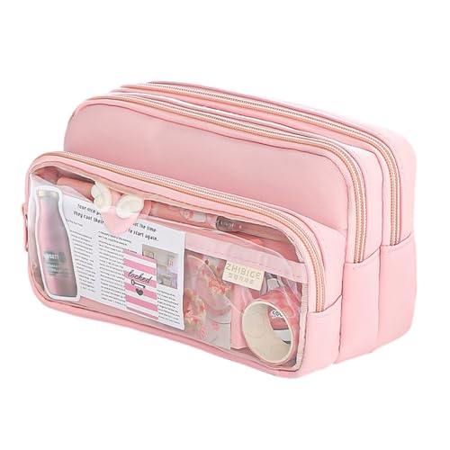 GKYQVE Stiftkoffer Erweiterbarer Bleistift Multifunktionaler Briefpapierbeutel Organisatoren Kugel Zipper Bleistift Fallbeutel von GKYQVE