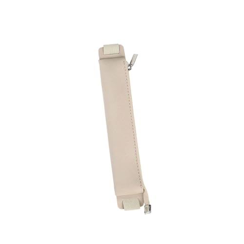 GKYQVE Stiftkoffer Mit Verstellbaren Elastischen Bändern Leder Reißverschluss Bleistift Hülle Notebook Stift Speicherbeutel Für Hardcover Journal von GKYQVE