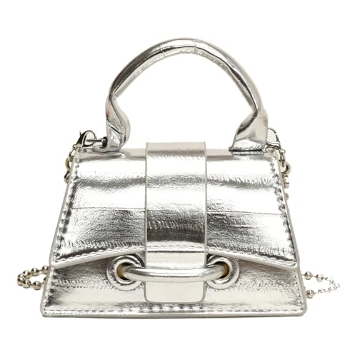 GKYQVE Stilvolle Kleine Quadratische Handtasche Mit Kettengurt Schulter Crossbody Tasche Für Modepersonen Und Verschiedene Anlässe Modeaccessoire von GKYQVE