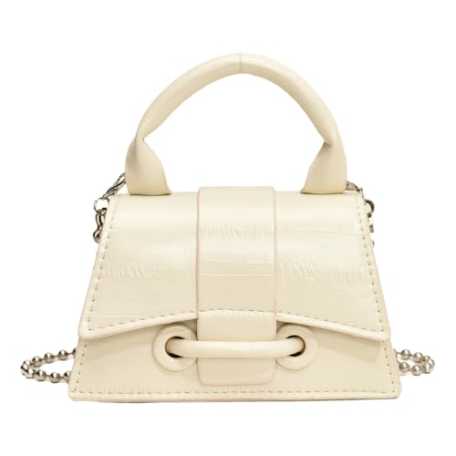 GKYQVE Stilvolle Kleine Quadratische Handtasche Mit Kettengurt Schulter Crossbody Tasche Für Modepersonen Und Verschiedene Anlässe Modeaccessoire von GKYQVE