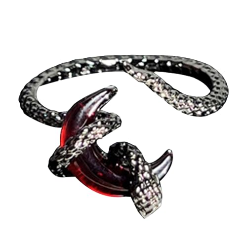 GKYQVE Stilvolle Verstellbare Ringe Mit Schlangendesigns Und Mondzubehör Für Den Täglichen Gebrauch Schmuck Statement Stücke Elegante Moderinge von GKYQVE