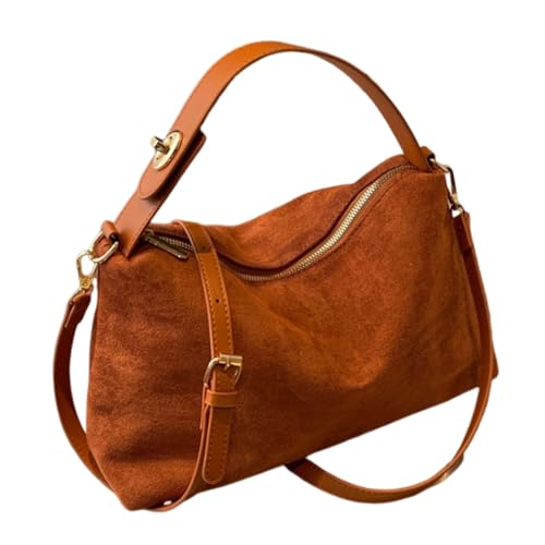 GKYQVE Stylish Faux Verklagte Lederhandtasche Geldtasche Mit Oberen Für Die Elegante Umhängetasche Frauen Arbeiten Und Einkaufsbodend Crossbody Handtasche von GKYQVE