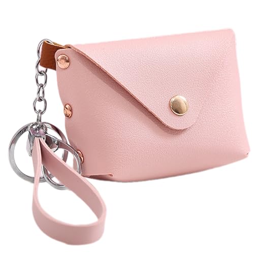 GKYQVE Stylish PU Leder Schlüsselbund Brieftasche Für Frauen Trendige Armbandbeutel Kleine Münzen Geldbörse Für Einkäufe Und Reisen Trendige Münzgeldbeutel von GKYQVE