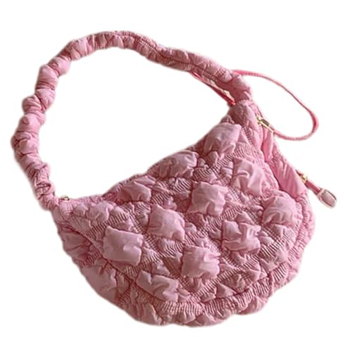 GKYQVE Stylish Puffer Crossbody Tasche Mit Verstellbarem Schultergurt Nylon Casual Satchel Für Reisen Und Alltagsnutz Unisex Messenger Bag von GKYQVE