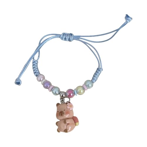 GKYQVE Süße Stile Makkaron Farbarmband Handgelenk Kette Für Kinder Mit Verstellbarer Länge Und Weicher Materialien Für Partys Bequemes Verschleiß Armband von GKYQVE