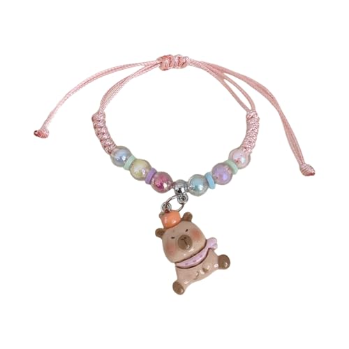 GKYQVE Süße Stile Makkaron Farbarmband Handgelenk Kette Für Kinder Mit Verstellbarer Länge Und Weicher Materialien Für Partys Bequemes Verschleiß Armband von GKYQVE