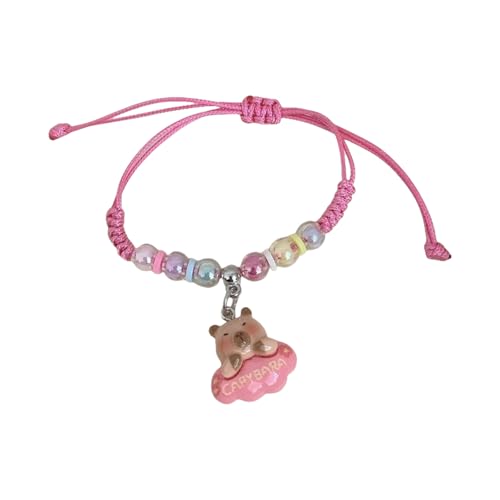 GKYQVE Süße Stile Makkaron Farbarmband Handgelenk Kette Für Kinder Mit Verstellbarer Länge Und Weicher Materialien Für Partys Bequemes Verschleiß Armband von GKYQVE