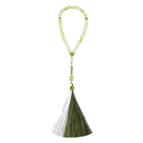 GKYQVE Traditionelle Muslime Gebetsperlen Mit Modernen Wendungen Buntes Quasten Designs Armband Für Spirituelle Und Modische Verwendung Bequemer Religiöser Verschleiß von GKYQVE