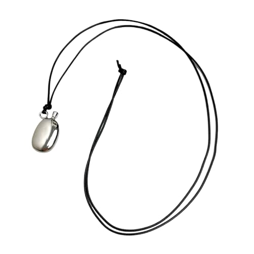 GKYQVE Trendy Lederkabel Weinkolben Anhänger Halskette Einstellbare Länge Lederseil Halskette Mit Statement Flasche Töpfe Anhänger von GKYQVE