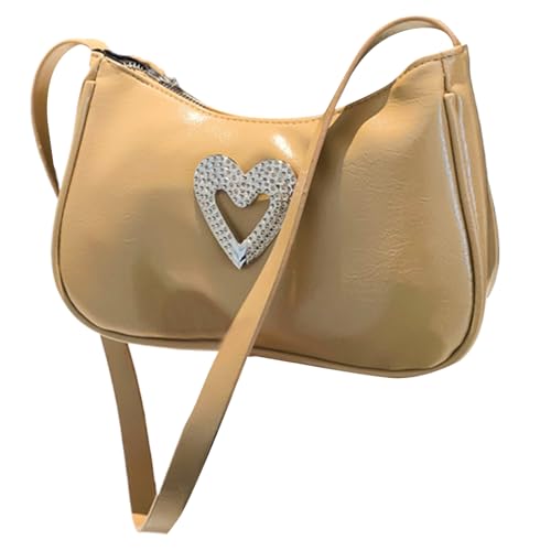 GKYQVE Umhängetasche Ästhetische Handtasche All Matching Crossbody Casual Messengers Trend Shopping Dating Dating Women Mode Schulter Ästhetischer Messenger Casual Crossbody Für Arbeit von GKYQVE