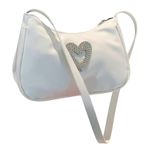 GKYQVE Umhängetasche Ästhetische Handtasche All Matching Crossbody Casual Messengers Trend Shopping Dating Dating Women Mode Schulter Ästhetischer Messenger Casual Crossbody Für Arbeit von GKYQVE