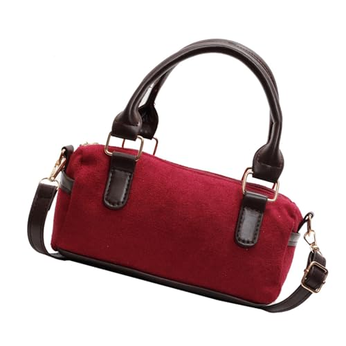 GKYQVE Umhängetasche Für Frauen Und Mädchen Mode Slouchy Handtasche Retro Top Tasche Arbeit Satchel Crossbody Tasche Casual Crossbody von GKYQVE