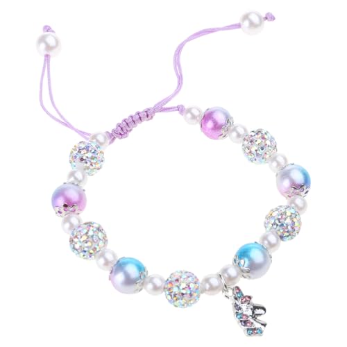 GKYQVE Verstellbarer Perlenarmband Elegantes Mode Gewebtes Handgelenk Ketten Schmuck Sondergeschenke Verspielter Regenbogen von GKYQVE