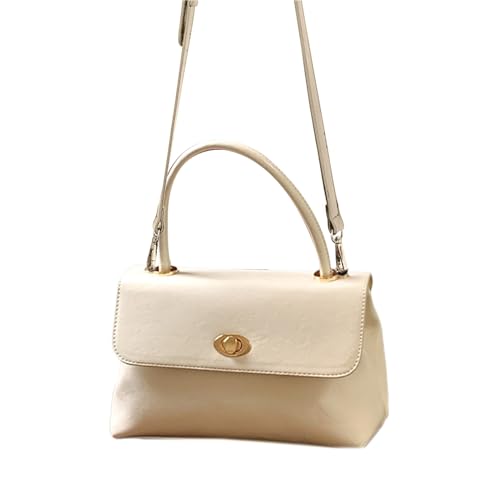 GKYQVE Vielseitige Frauen PU Lederklappe Umhängetasche Einfache Colorbodium Geldbörse Mit Verstellbarem Riemenobergrenze Handtasche Elegante Reisezühne Geldbörse von GKYQVE