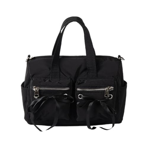 GKYQVE Vielseitige Nylonkäufer Handtasche Mit Geräumigem Innenraum Für Essentielle Frauen Süßer Bogenknoten Multi Taschen Crossbody Body Damen Crossbody Handtasche von GKYQVE