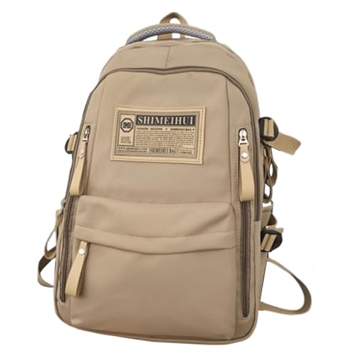 GKYQVE Vintage High Kapazitäts Rucksack Für Jugendliche Jungen Jungen Mit Ergonomischen Unterstützung Verstellbarer Straps College Student School Bag Vintage Rucksack von GKYQVE