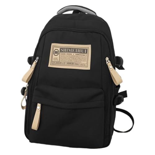 GKYQVE Vintage High Kapazitäts Rucksack Für Jugendliche Jungen Jungen Mit Ergonomischen Unterstützung Verstellbarer Straps College Student School Bag Vintage Rucksack von GKYQVE