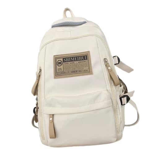 GKYQVE Vintage High Kapazitäts Rucksack Für Jugendliche Jungen Jungen Mit Ergonomischen Unterstützung Verstellbarer Straps College Student School Bag Vintage Rucksack von GKYQVE