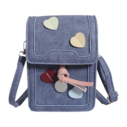 GKYQVE Women Crossbody Bag Schöne Telefon Koreanische Stile Schulter PU Leder Boten Geldbörse Geldbörse Für Reisen Frauen PU Leder Crossbody Small Schulter Schönes Telefon Für Täglich von GKYQVE