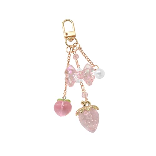 GKYQVE Zeitgenössische Strawberry Bows Keyring Bag Ornament Praktische Harz Telefon Charme Keychain Kompakt Travel Accessoire Harz Geschenk Keyring GKYQVE Zeitgenössische Strawberry Bows Keyring Bag Ornament Praktische Harz Telefon Charme Keychain Kompakt Travel Accessoire Harz Geschenk Keyring von GKYQVE