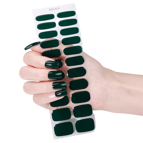 Gelnägelstreifen Set 22pcs Nails Aufkleber Ohne UV Licht Benötigt Einfache Anwendung Für Heimreise Und Party Hochzeit Farbenfrohe Nagelaufkleber von GKYQVE