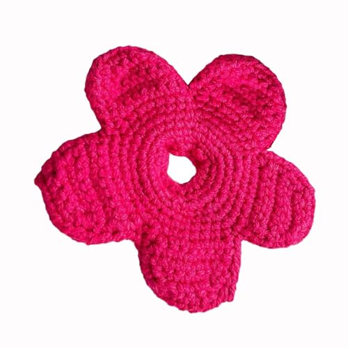 Häkeln Blumenhaar Scunchies Übergroß von GKYQVE