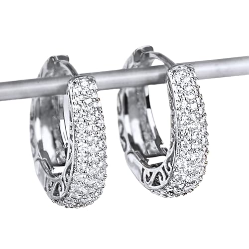 Hohlreizoop Ohrringe Für Frauen In Modischen Kreisen Geformte Übertriebene Ohrhänger Eleganter Abend Schmuck Trendy Hoop von GKYQVE