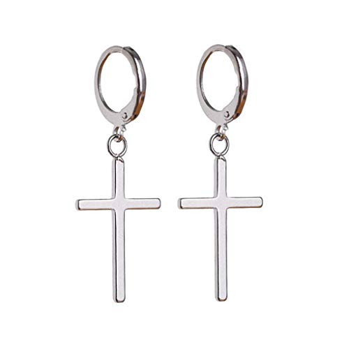 Hypoallergene Silber Crucifix Piercing Huggie Hoop Ohrringe Langes Dangle Minimalistischer Schmuck Geschenk Für UN Halskette Strecke Gold Dünn Hypoallergene Silber Crucifix Piercing Huggie Hoop Ohrringe Langes Dangle Minimalistischer Schmuck Geschenk Für UN Halskette Strecke Gold Dünn von GKYQVE