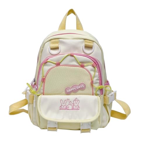 Mädchen Kontrastierende Farb Rucksack Frauen Lässige Rucksäcke School Teenage Old Styles Reisen Reisen Alte Styles Schülerschule Für Mädchen Frau Teenager von GKYQVE