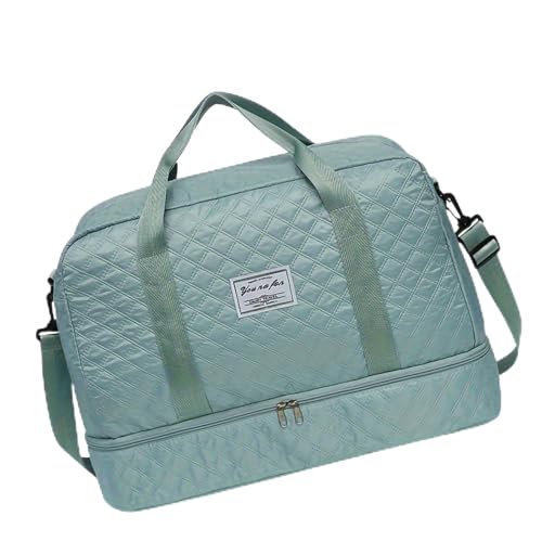 GKYQVE Mehrzweck Sport Tasche Große Schulter Mit Bequemen Seitentaschen Und Nasse Trockentrennung Baumwollhandtasche Für Männer Schulter von GKYQVE