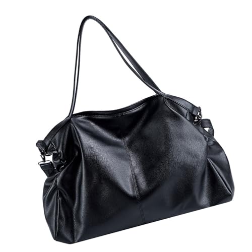 Mehrzweckweiche PU Leder Crossbody Tasche Für Frauen Einheitliche Farbe Großer Kapazität Schulterhandtasche Für Die Arbeit Und Einkaufen Frauen Büro Tasche von GKYQVE