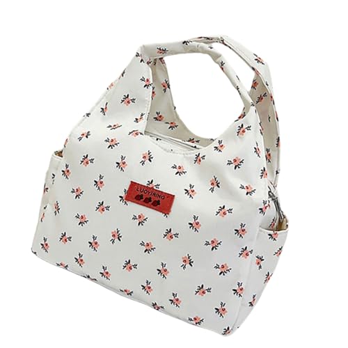 Mode Blumenmuster Lunchträger Elegante Frauen Mittagstasche Mit Mehreren Taschen Lässige Arbeit Reißverschluss Handtasche Japanische Styles Lunchbag Mode Blumenmuster Lunchträger Elegante Frauen Mittagstasche Mit Mehreren Taschen Lässige Arbeit Reißverschluss Handtasche Japanische Styles Lunchbag von GKYQVE