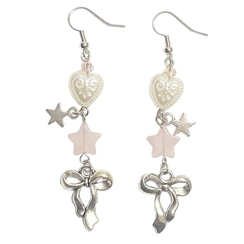 Mode Butterfly Ribbon Ohrringe Herz Star Bowknot Form Ohrringe Einfache Ohrhänger Für Modebegeisterte Bequeme Ohrbedeckung Mode Butterfly Ribbon Ohrringe Herz Star Bowknot Form Ohrringe Einfache Ohrhänger Für Modebegeisterte Bequeme Ohrbedeckung von GKYQVE