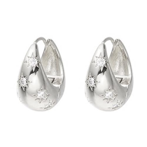 Moderne Wassertropfen Ohrringe Schmuck Mode Kreisförmige Wassertropfen Anhänger Ohrringe Accessoire Für Tägliche Verschleißdaten Modische Kreisförmige Wasserdrope von GKYQVE