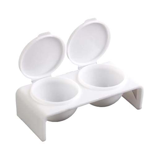 Nails Technician's Essential 2 Loch Pinsel Reinigung Tasse Kunststoff Maniküre Werkzeug Organisierte Raumsparung Nägel Art Accessoires Kompaktes Schreibtisch Organizer von GKYQVE