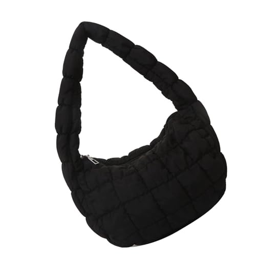 Plissee Umhängetasche Für Frauen Stilvolle Achselstil Koreanische Stile Achselhöhle Gesteppte Wolke Trendy Handtasche Frauen Trendy Achselhaut Handtasche Gesteppte Wolkenkoreanische Stil Schulter von GKYQVE