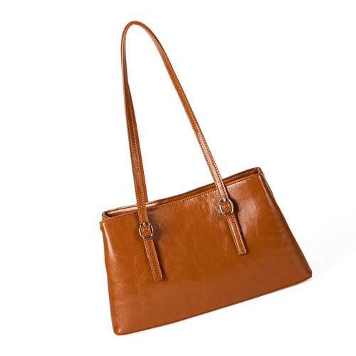 Raffinierte Arbeit Office Umhängetasche In Koreanischen Stilen Zum Tragen Eines Essential Glossy PU Leder Handtasche Achselhalterstile Stilvolle Bürotasche von GKYQVE