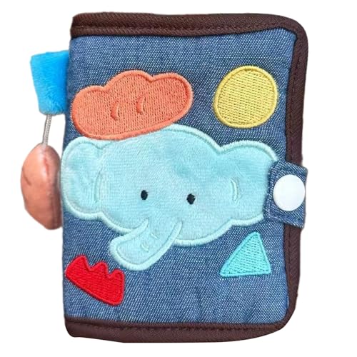Schöne Hundebrieftasche Mit Kartenhalter Münzgrundtasche Cartoon Elefantwechsel Geldbörse Kurzer Leinwand Brieftasche Cartoon Elefant Kurz Mit Kartenhalter Leinwand von GKYQVE
