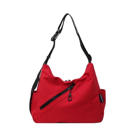 Sport Umhängetasche Mit Verstellbarem Riemen Für Frauen Und Männer Reißverschluss Großer Kapazität Voller Farbkörper Für Schulmodetschulter von GKYQVE