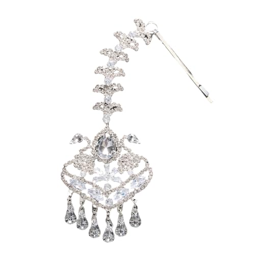 Sprudelkristall Kopfstück Haarkette Kristalltiaras Für Festzug Proms Haarschmuck Mit Elegantem Wassertropfen Einzigartiges Stirnband Für Frauen von GKYQVE