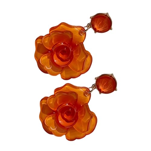 Stilvolle Acrylrose Rose Ohrringe Stylish Rose Blumenanhänger Für Damen Acryl Mode Ohr Dangle Charme Verstellbare Länge Stilvolle Acrylrose Rose Ohrringe Stylish Rose Blumenanhänger Für Damen Acryl Mode Ohr Dangle Charme Verstellbare Länge von GKYQVE