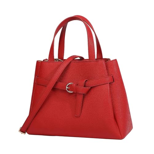 Stilvolle Umhängetasche Für Frau PU Leder Handtasche Satchel Geldbeutel Casual Crossbody Solid Color Modern Frauen Top Lässig Schulter Feste Farbe von GKYQVE